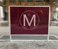 Achterzijde vitrine Spoorzone